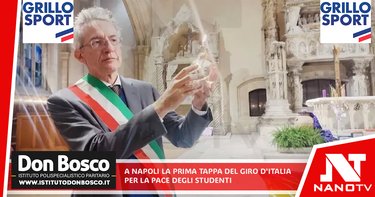 A Napoli la prima tappa del Giro d’Italia per la pace degli studenti