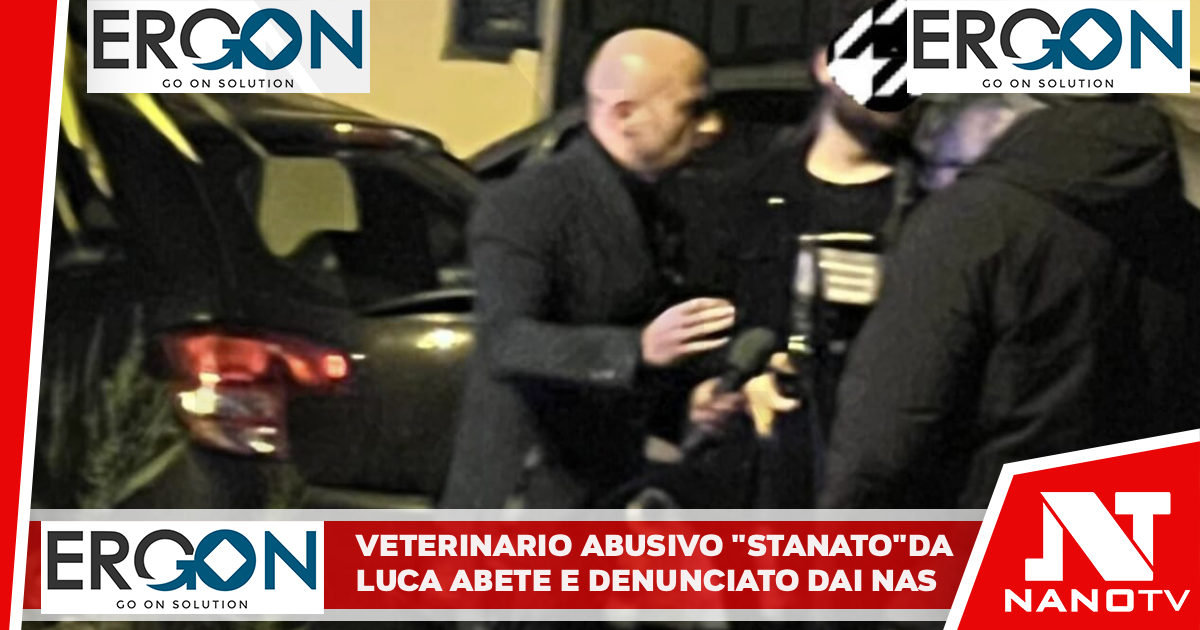 Veterinario abusivo ‘stanato’ da Luca Abete e denunciato dai Nas