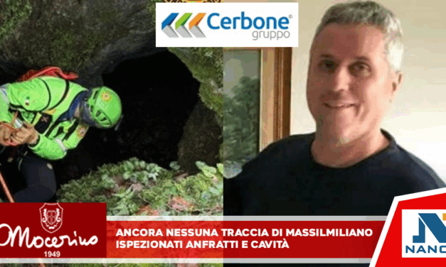 Ancora nessuna traccia di Massimiliano: ispezionati anfratti e cavità