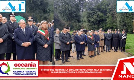 *Giorno del Ricordo, la Città Metropolitana alla cerimonia di Capodimonte con il Vicesindaco Cirillo*