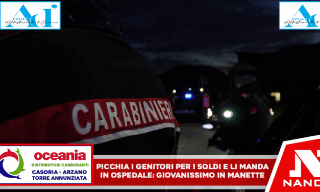 Picchia i genitori per i soldi e li manda in ospedale: giovanissimo in manette