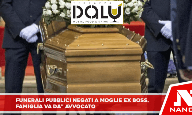 Funerali pubblici negati a moglie ex boss, famiglia va dall’avvocato