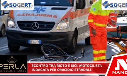 Scontro tra moto e bici: motociclista indagata per omicidio stradale
