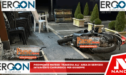 Piedimonte Matese – Tragedia all’area di servizio, intervento chirurgico per Giuseppe