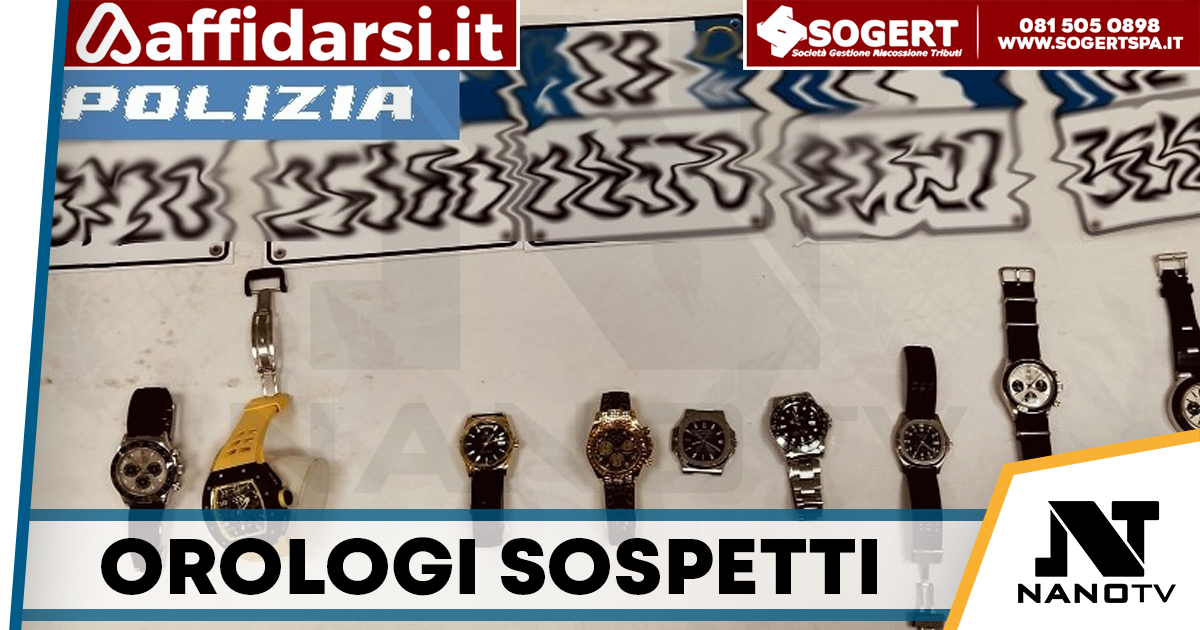 Quartieri Spagnoli, orologi di lusso e targhe false in casa: denunciata una giovane