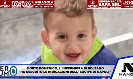 Morte Domenico, l’infermiere di Bolzano: «Ho eseguito le indicazioni dell’equipe di Napoli»