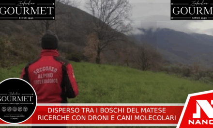 Disperso tra i boschi del Matese, ricerche con droni e cani molecolari