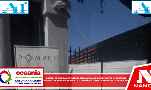 Pompei chiude la postazione riservata alle guide, scatta la protesta Ricorso al Tar e un presidio venerdì 13 alle 11: chiesta l’apertura di un tavolo