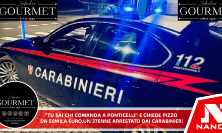 “Tu sai chi comanda a Ponticelli”, e chiede pizzo da 50 mila euro Un 37enne arrestato a Napoli dai Carabinieri