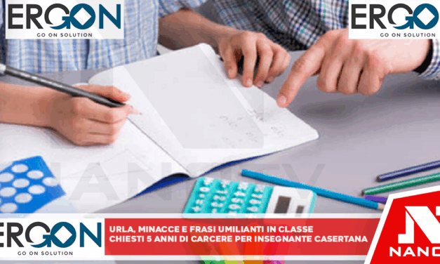 Urla, minacce e frasi umilianti in classe: chiesti 5 anni di carcere per insegnante casertana