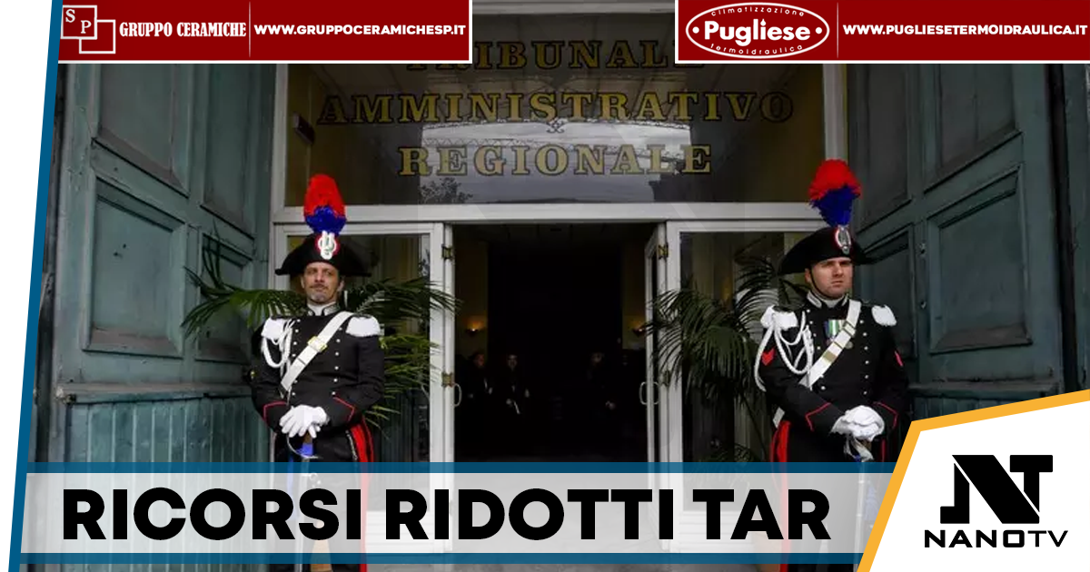 Tar Campania, crollano i ricorsi pendenti: da 100mila a 10mila in 15 anni