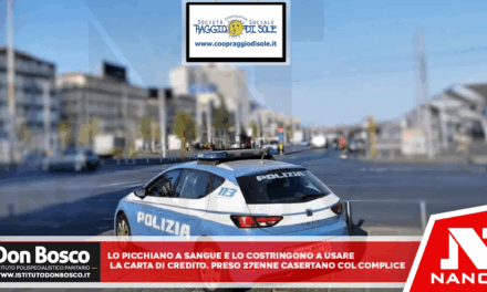 Lo picchiano a sangue e lo costringono a usare la carta di credito: preso 27enne casertano col complice