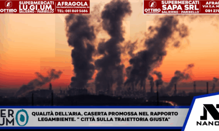 Qualità dell’aria, Caserta promossa nel rapporto Legambiente. “Città sulla traiettoria giusta”
