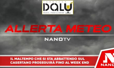 Il maltempo che si sta abbattendo sul casertano proseguirà fino al week end