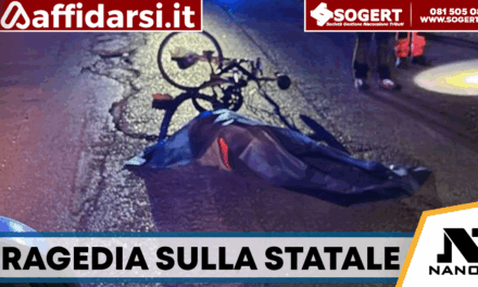 Eboli, ciclista investito sulla Statale 18: 20enne muore, caccia all’auto pirata