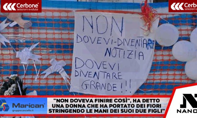NOLA. Il dolore per Domenico, striscioni e un altarino in memoria “Non dovevi diventare una notizia, dovevi diventare grande”