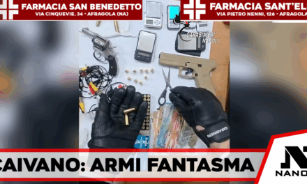 Caivano, arrestato pusher: sequestrate droga e armi fantasma