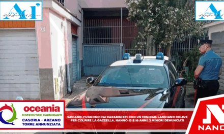 *SAVIANO: fuggono dai Carabinieri con una minicar, lanciano chiave per colpire la gazzella. Hanno 15 e 16 anni, 3 minori denunciati*