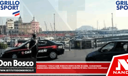 *POZZUOLI – cold case risolto dopo oltre 15 anni. Carabinieri eseguono misura per 4 persone coinvolte nell’omicidio Campana*