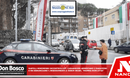 Napoli: minorenni incontrollati. Carabinieri arrestano due ragazzini e ne denunciano uno. Inseguimenti a 150 chilometri orari, “Mamma non lo sa”. “Non lo dite a papà!”.