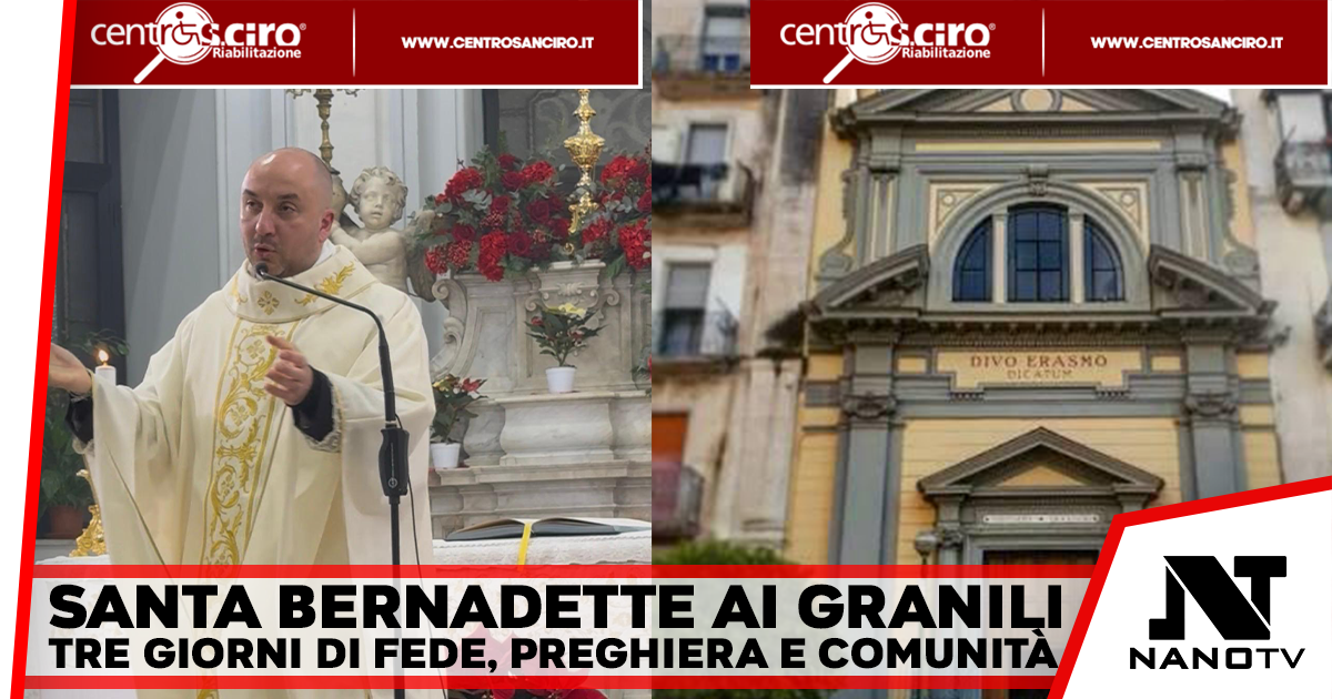 Le reliquie di Santa Bernadette ai Granili: tre giorni di fede, preghiera e comunità