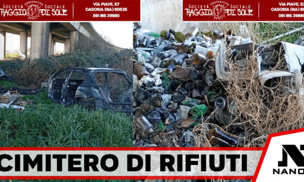 Terra dei Fuochi, scoperto un cimitero di auto e rifiuti pericolosi a Castel Volturno