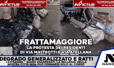 Frattamaggiore. La protesta inascoltata dei residenti tra via Atellana e Via Matteotti: “degrado gravissimo, siamo tra i ratti e rifiuti di ogni genere”