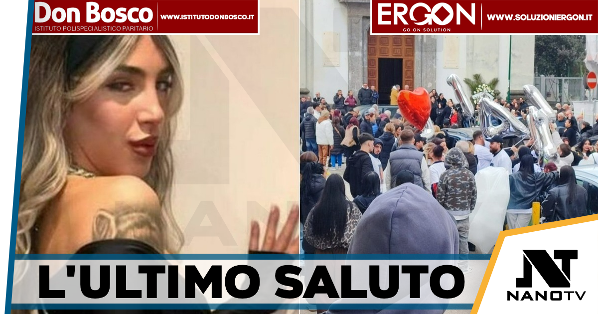 Napoli-Funerali di Ylenia Musella,centinaia per l’ultimo saluto