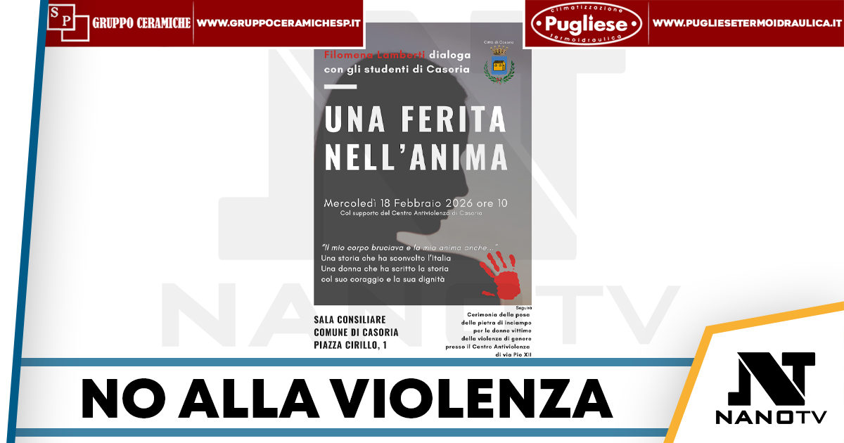 Casoria, Filomena Lamberti incontra gli studenti: testimonianza contro la violenza di genere