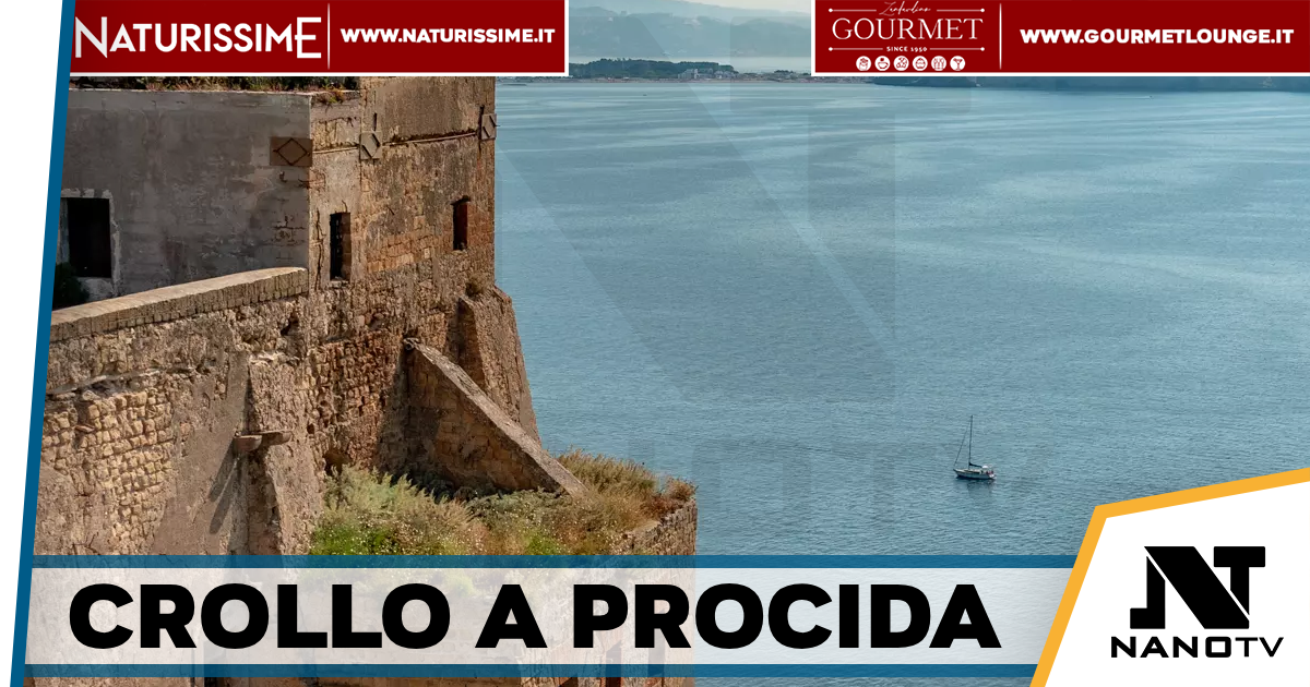 Procida-Crollo a Palazzo D’Avalos: chiuso in via precauzionale