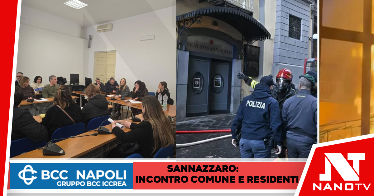 Napoli-Incendio Teatro Sannazaro: Incontro in Prima Municipalità tra Istituzioni e residenti