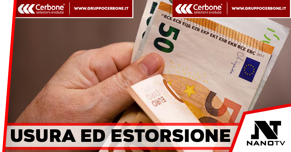 Usura ed estorsione, condannati zio e nipote dopo l’Appello bis: sette anni senza aggravante mafiosa