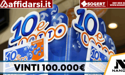 10eLotto, a Pagani la vincita più alta d’Italia: centrati 100mila euro nel Salernitano