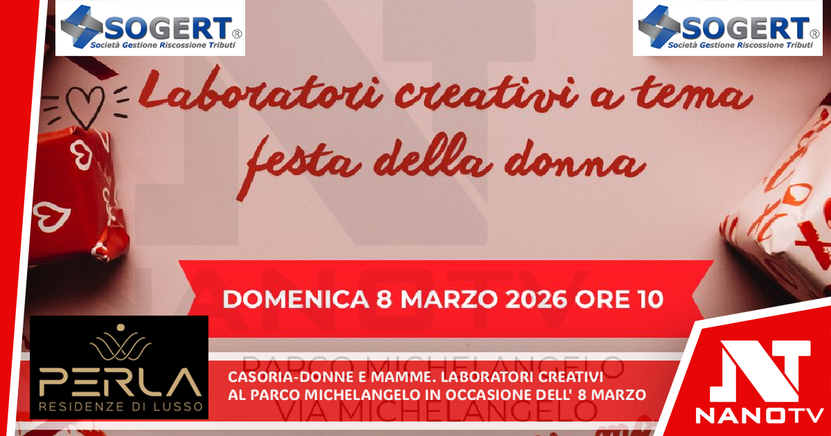 CASORIA-Donne e mamme, laboratori creativi al Parco Michelangelo in occasione dell’8 Marzo