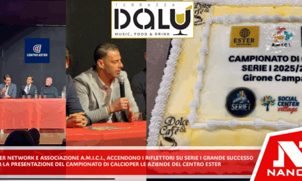 *Ester Network e Associazione A.M.I.C.I. accendono i riflettori su SERIE I: grande successo per la presentazione del campionato di calcio per le aziende al Centro Ester*.