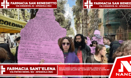 Per l’8 marzo corteo a Bagnoli contro America’s Cup e “grandi opere” Manifestanti sfilano nel quartiere: “La spiaggia sì, la Coppa no”