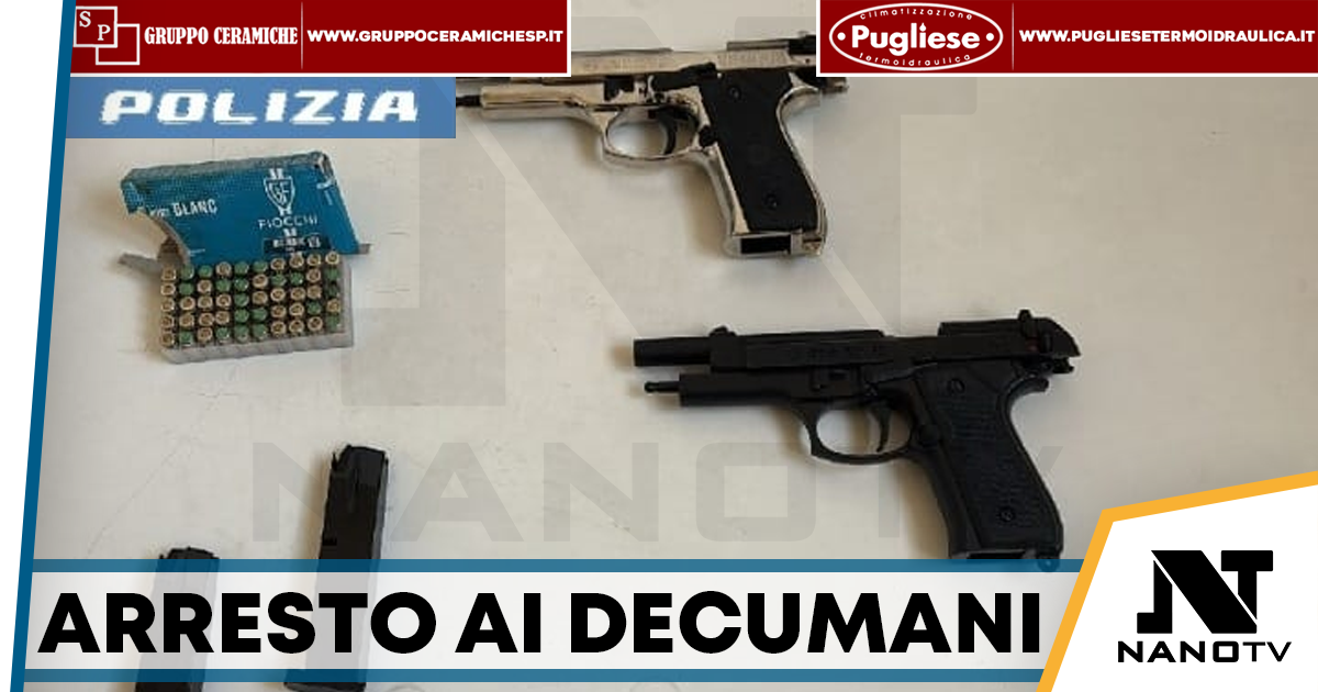 Napoli, armato in strada con due pistole dopo un furto: arrestato dalla Polizia