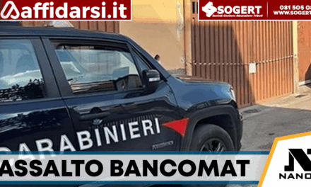 Campagna, assalto con esplosivo al bancomat Bper: banda in fuga