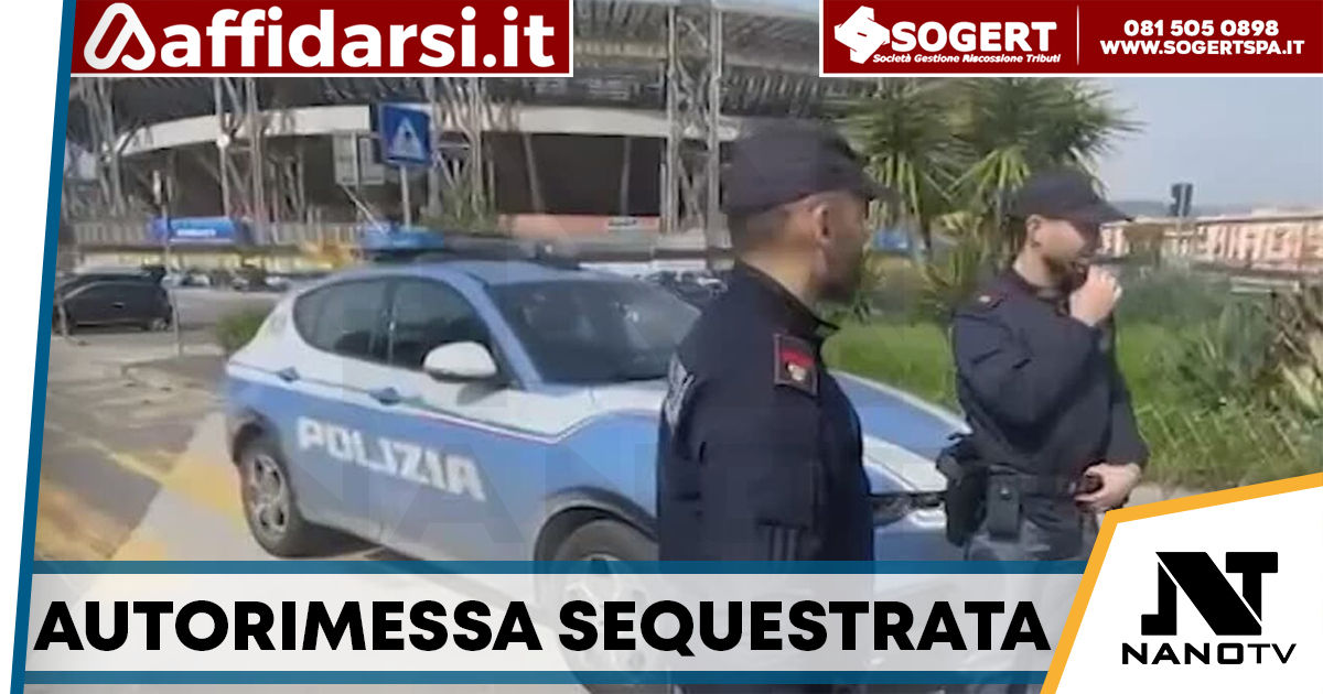 Napoli, sequestrata autorimessa abusiva da 3.500 mq: operazione della Municipale tra Scaglione e Sanità