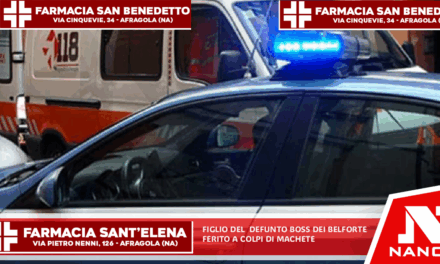 Figlio del defunto boss dei Belforte ferito a colpi di machete