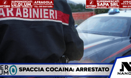 Spaccia cocaina nella sua abitazione: i carabinieri fanno irruzione e l’arrestano