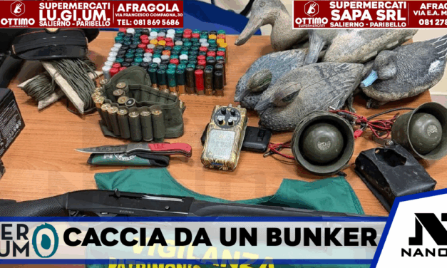 Beccato a cacciare rinchiuso in un bunker: denunciato dopo il blitz dei carabinieri