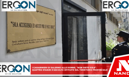 Carabinieri di Salerno alle donne, “non siete sole” Quattro stanze d’ascolto istituite sul territorio provinciale
