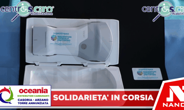Solidarietà in corsia: la Polizia Municipale dona un innovativo ecografo wireless all’Ospedale Santobono