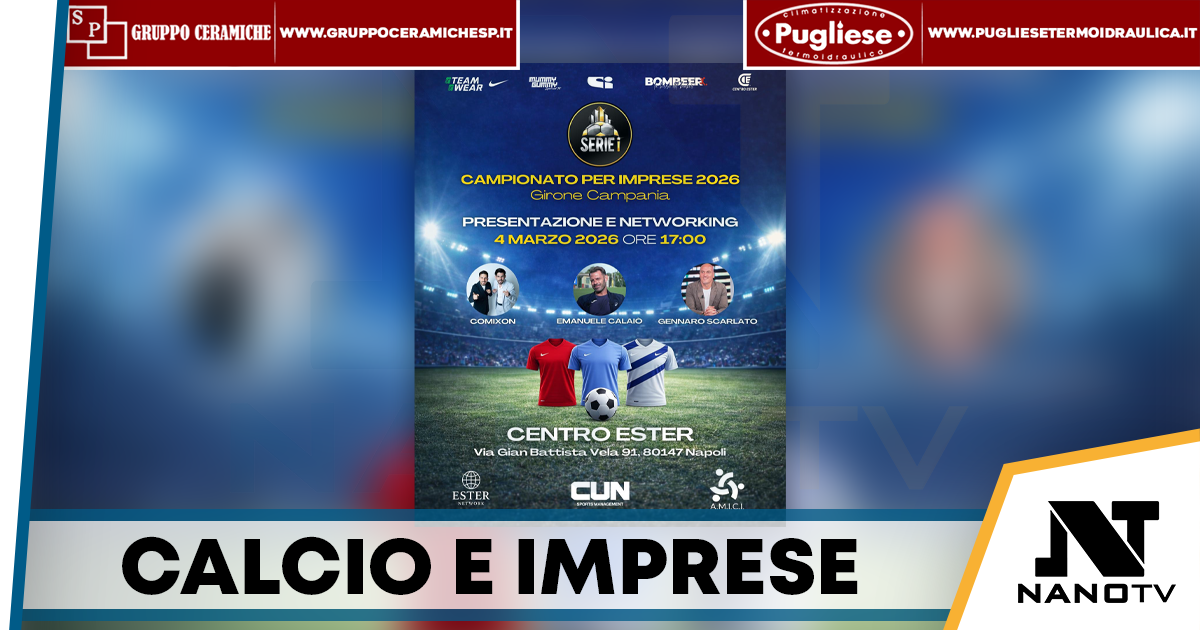 Napoli, presentata la SERIE I 2026: il campionato nazionale di calcio per le aziende
