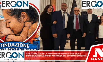 Il 18 marzo nasce la Fondazione Domenico Caliendo Dopo la raccolta fondi promossa dal Comitato omonimo.