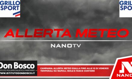 Campania, allerta meteo gialla fino alle 15 di venerdì: temporali su Napoli, isole e fascia costiera