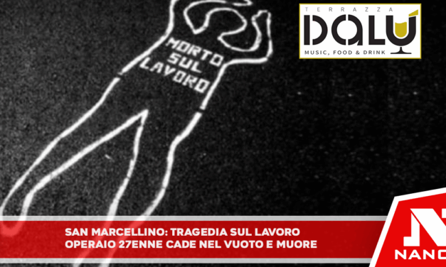 RAGEDIA SUL LAVORO: operaio 27enne cade nel vuoto e muore