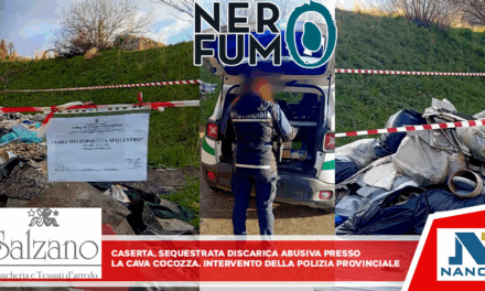 Caserta, sequestrata discarica abusiva presso la Cava Cocozza: intervento della Polizia Provinciale.