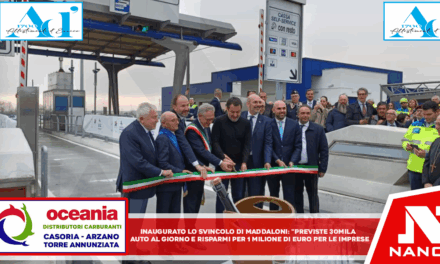 Inaugurato lo svincolo di Maddaloni: “Previste 30mila auto al giorno e risparmio di 1 milione di euro per le imprese”